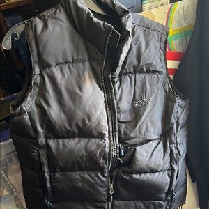 90210 Black Puffer Vest for Women size large